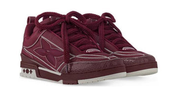 LVT: BURGUNDY SKATE SNEAKERS