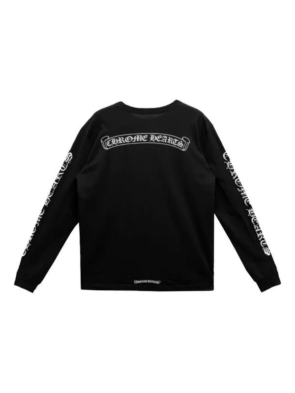 CH: SCROLL LOGO LONG SLEEVE POCKET T SHIRT