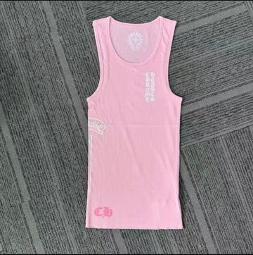 CH: Pink T-Bar Rib Tank Dress
