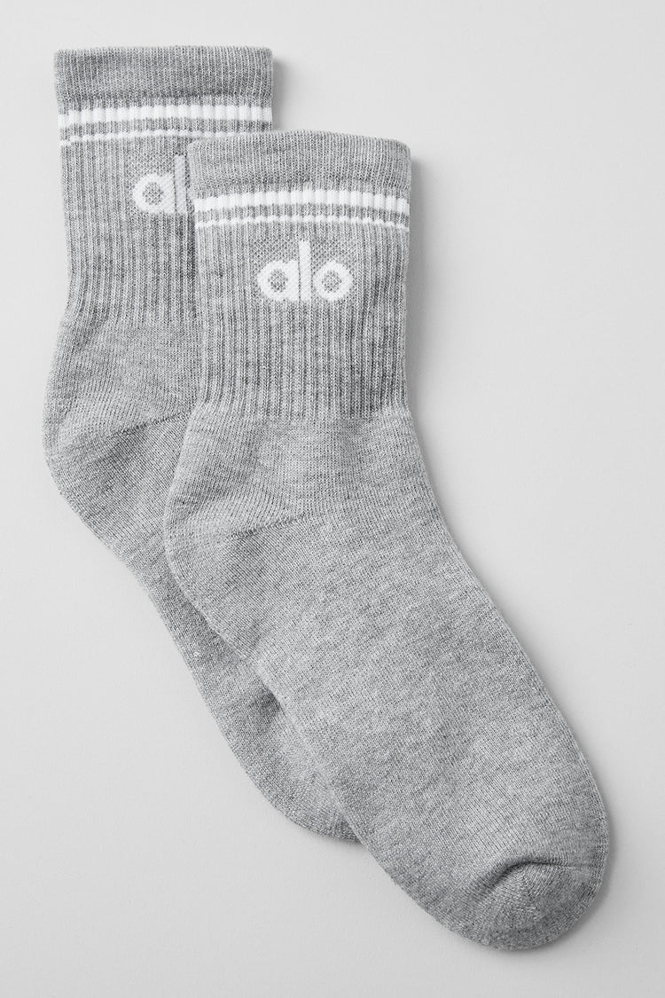 Athletic Wear: Yoga Half-Crew Throwback Sock