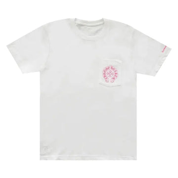 CH: Horseshoe Print T-Shirt White/Pink