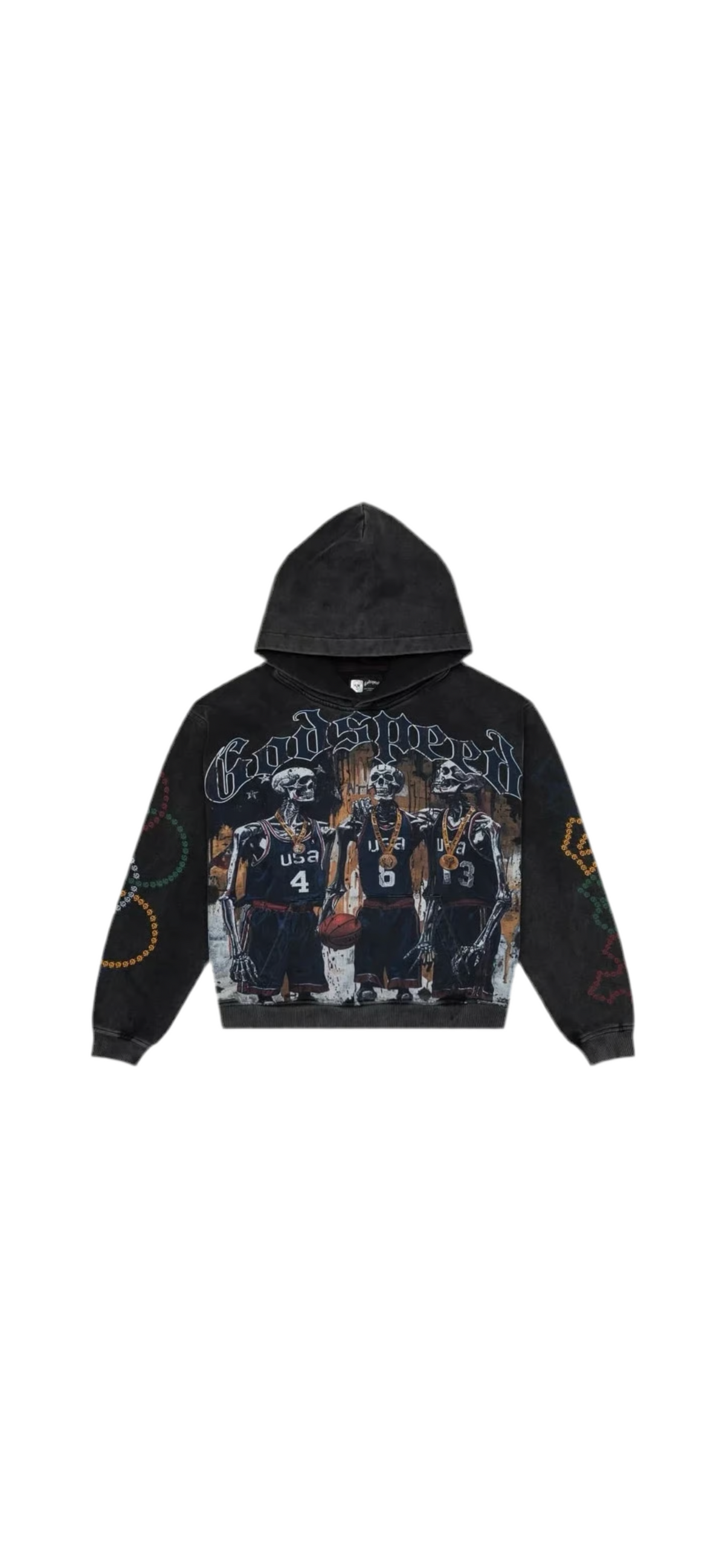 Godspeed : Dream Team Hoodie: Washed Black