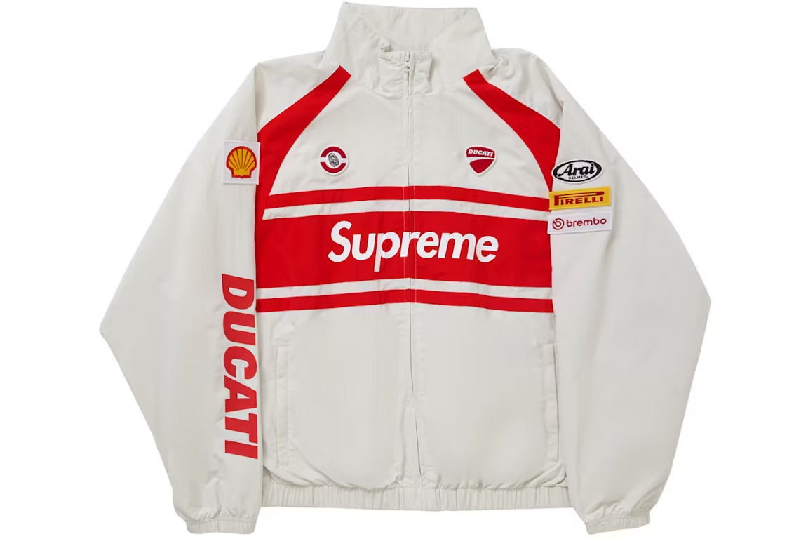 SPM: Ducati Track Jacket White/Red