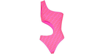 FDI: Women's Pink Prints On Monogram Swimsuit