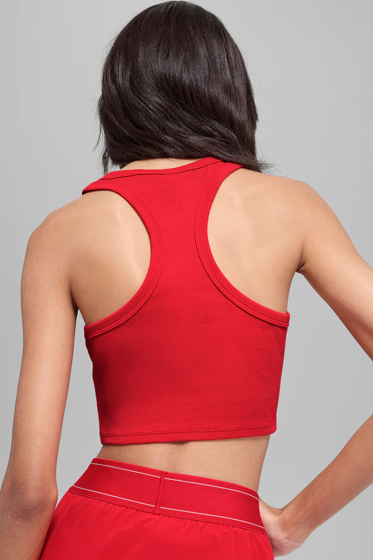 Athletic Wear: Aspire Tank Bright Red