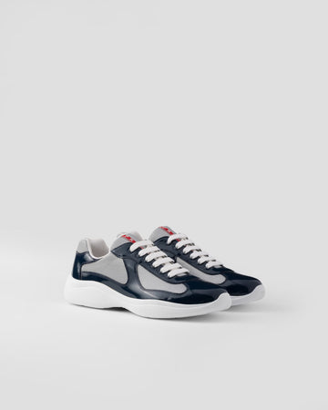 PD America's Cup Sneakers: Navy Blue/ Silver