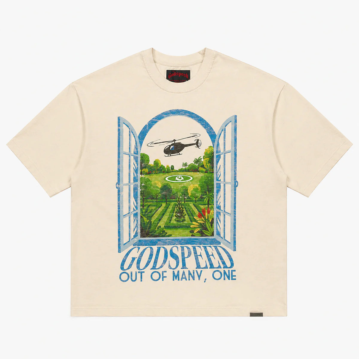 Godspeed: Helipad Dreams T-Shirt (Bone)