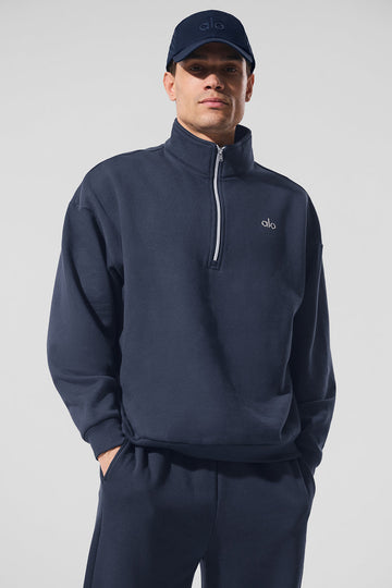 Athletic Wear: Accolade Navy Blue Quarter Zip