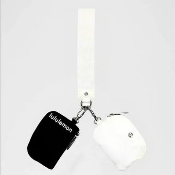 Athletic Wear: BLACK/WHITE DUAL POUCH