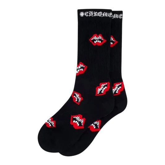 CH: Matty Boy Black/Red Chomper Sock