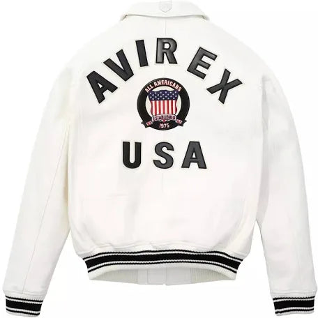 AVIREX : White Icon Jacket