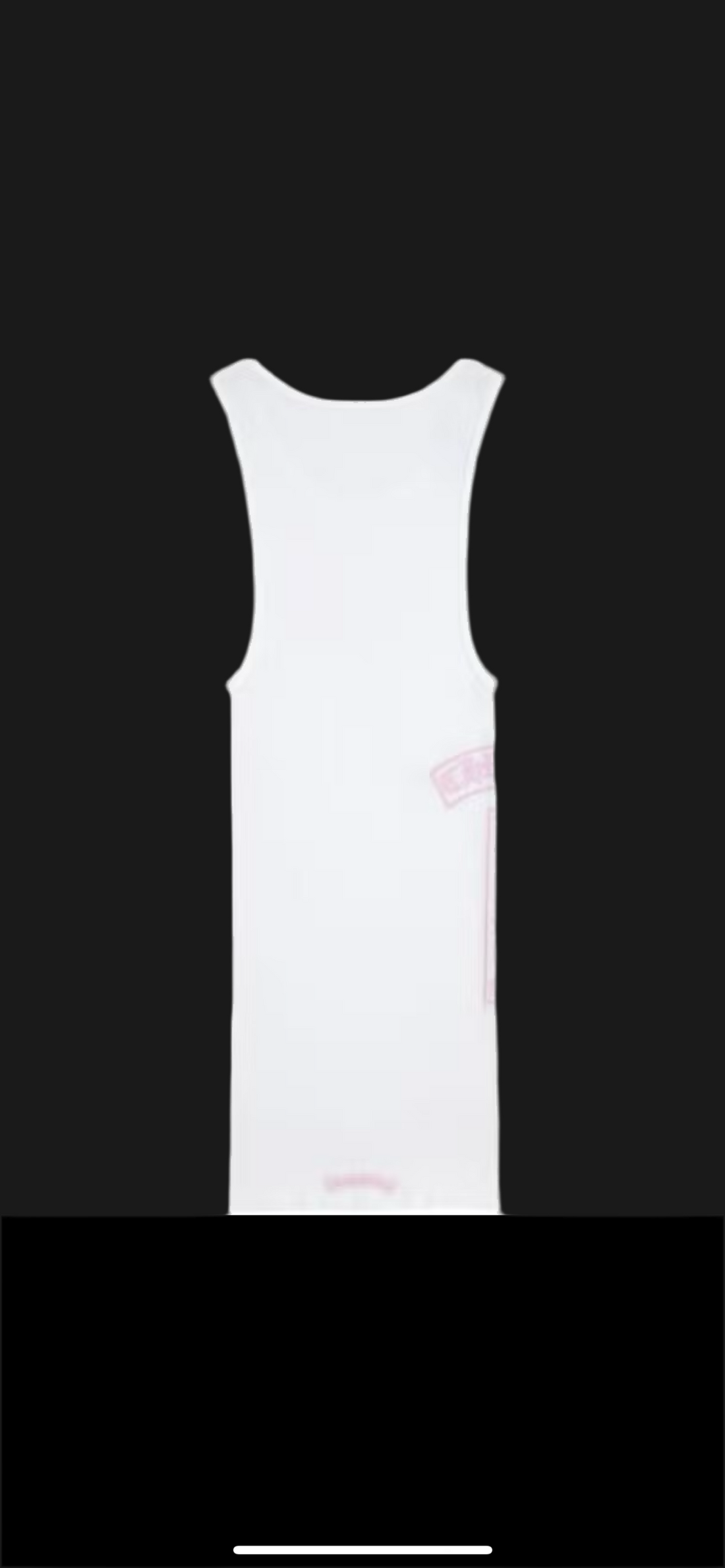 CH: White/Pink Tank Dress
