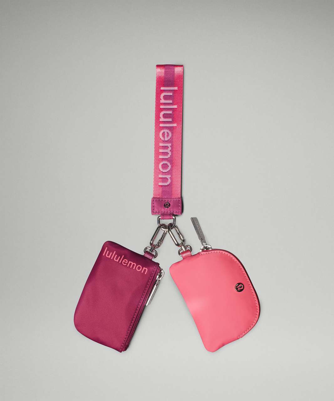 Athletic Wear: WASHED MAUVE/SAKURA PINK DUAL POUCH