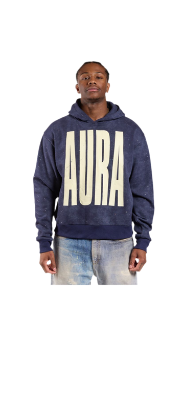 RVS ASTRAL: Diamond Dust Aura Navy Hoodie