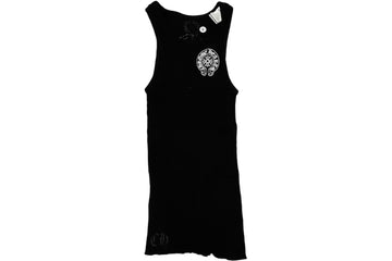 CH: BlackHorseshoe Ribbed Tank Dress