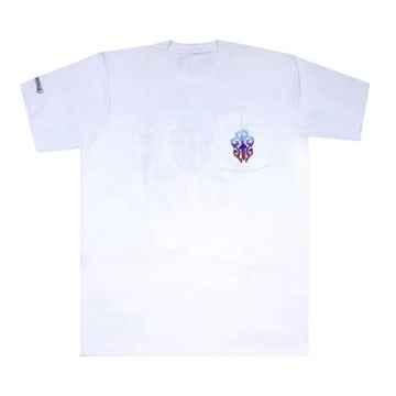 CH: Gradient Dagger Motif Pocket Tee 'White'