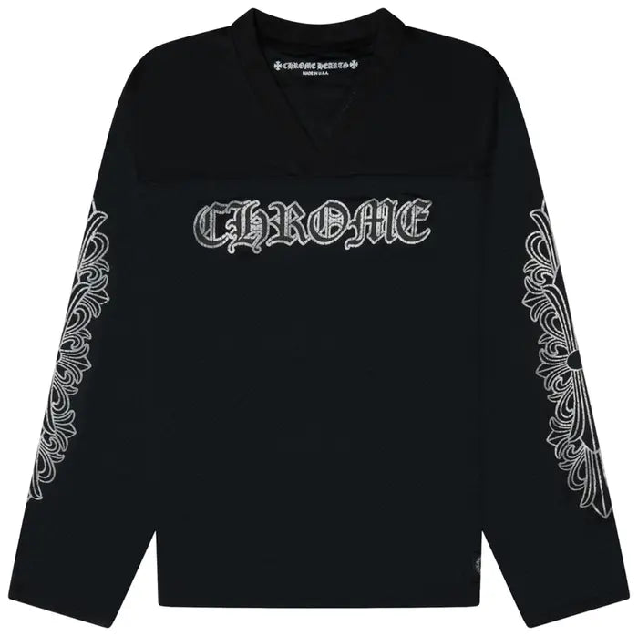 CH: Stadium Mesh Long sleeve Jersey 'Black/Gray'