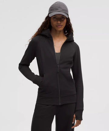 Athletic Wear: BLACK SCUBA FULL ZIP SET