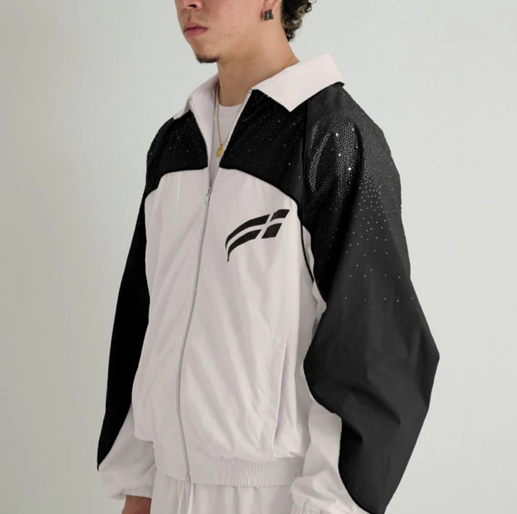 RVS : Astral Windbreaker White/Black