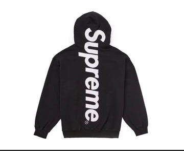 SPM: Satin Appliqué Sweatshirt Black/White