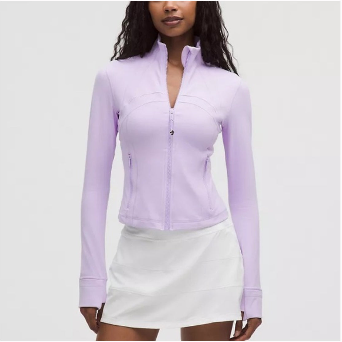 Athletic Wear: LAVENDER FROST CROPPED DEFINE LEGGINGS SET
