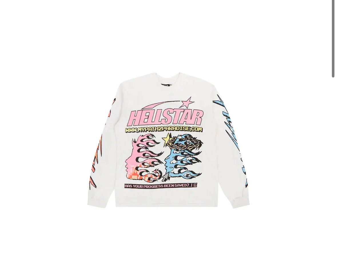 HELLSTAR: PIXEL LONG SLEEVE SHIRT