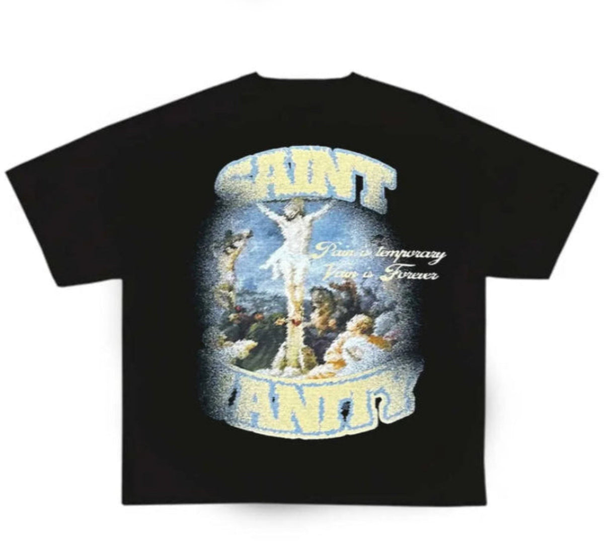 SAINT VANITY: Blurry Cross Tee