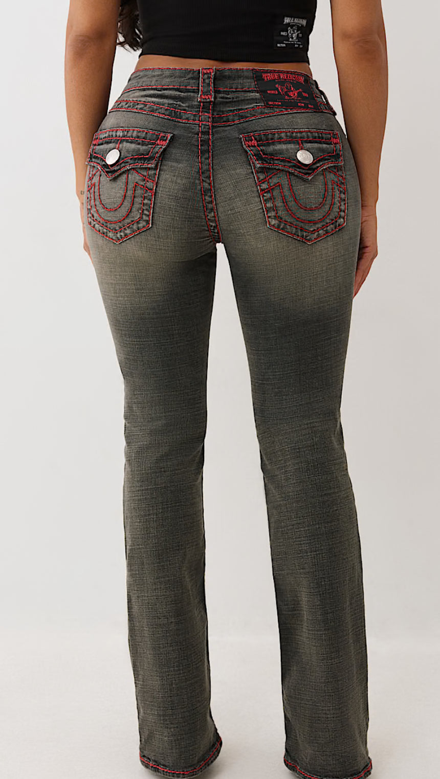 True religion: Becca mr bootcut flap sup t