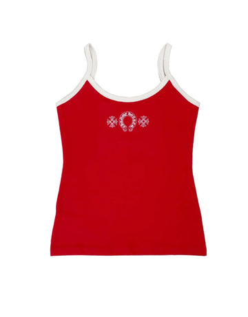 CH: Red & White Horseshoe Logo Tank top