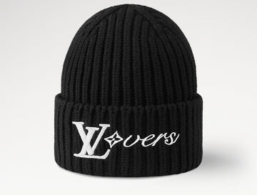 LVT: BLACK/WHITE BEANIE