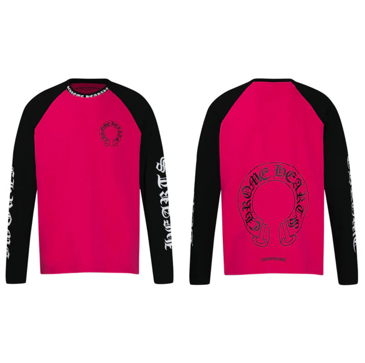 CH: Pink/Blk Long Sleeve Shirt