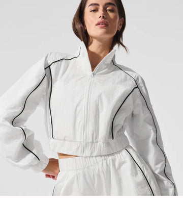 Athletic Wear: White Jacket