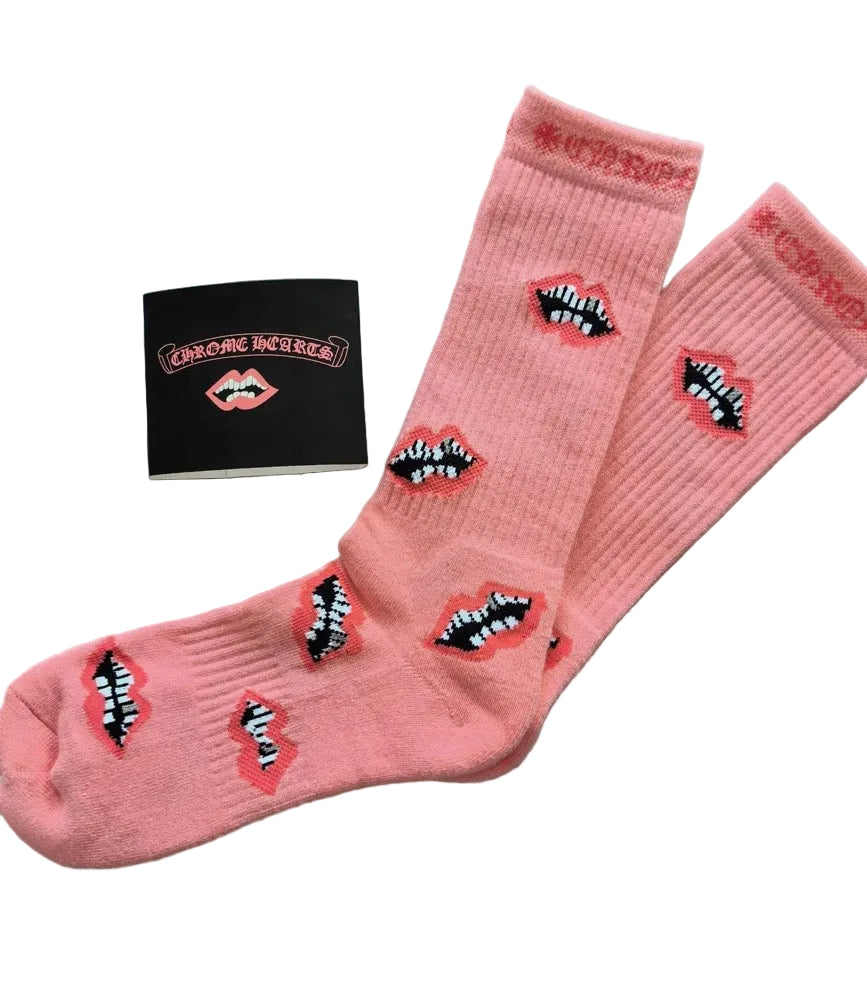 CH: Matty Boy Pink Chomper Sock