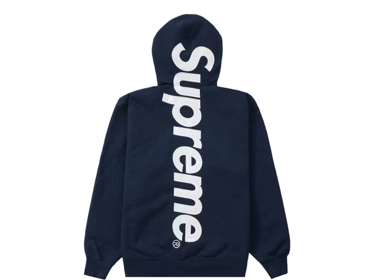 SPM: Satin Appliqué Sweatshirt Navy Blue