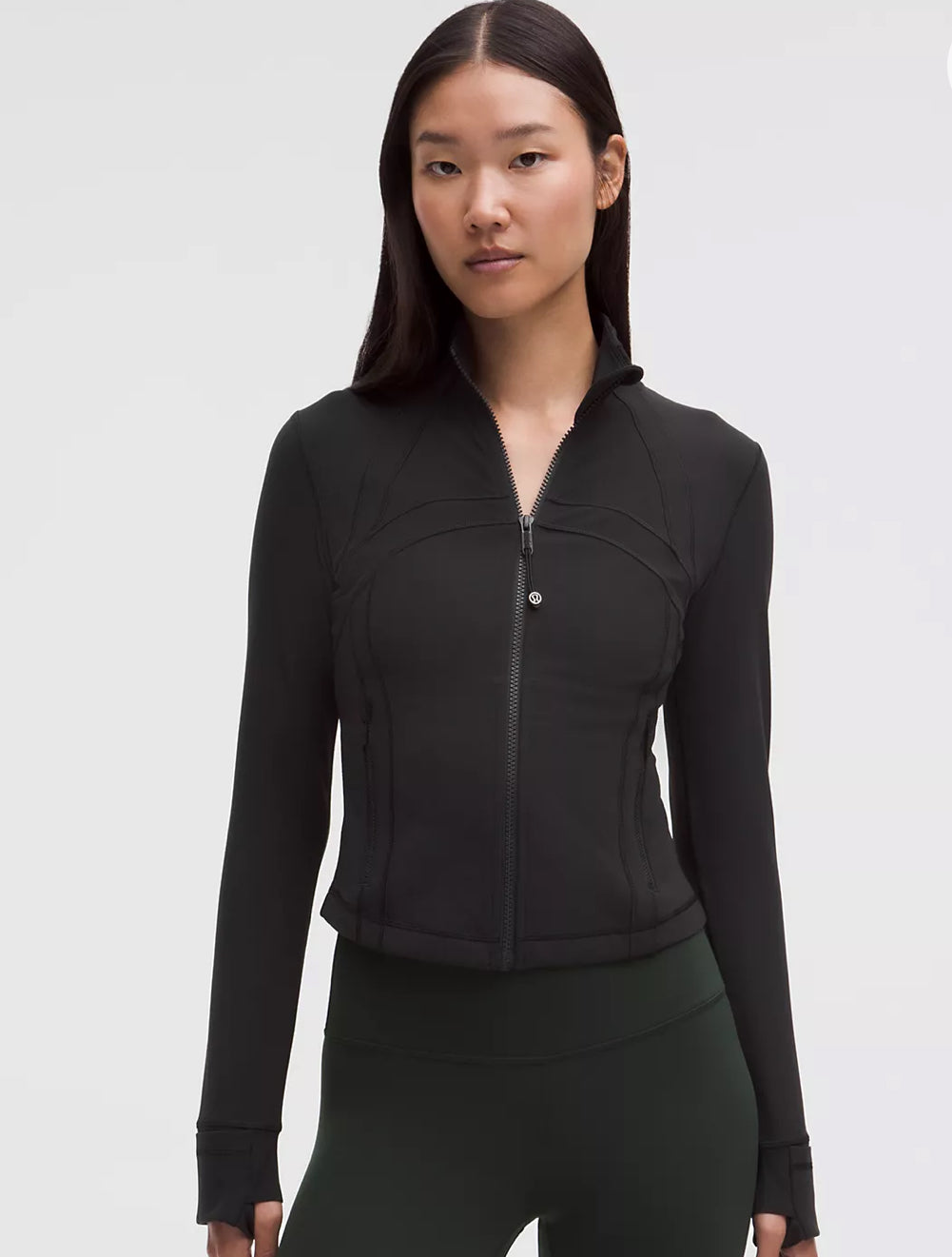 Athletic Wear: BLACK CROPPED LEGGINGS SET
