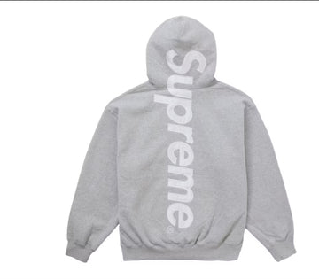 SPM: Satin Appliqué Sweatshirt Heather Grey