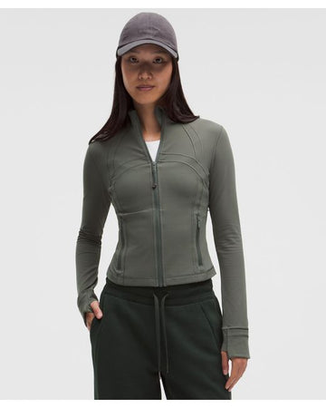 Athletic Wear: CROPPED DARK GREY LULU LEGGINGS SET