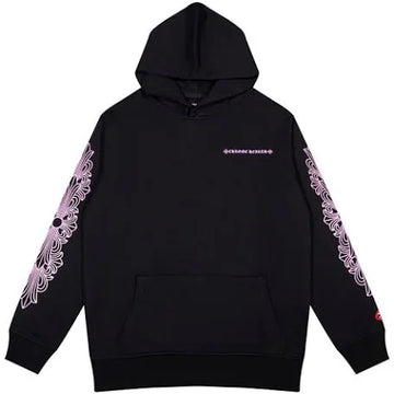 CH: blk/pink pull over hoodie