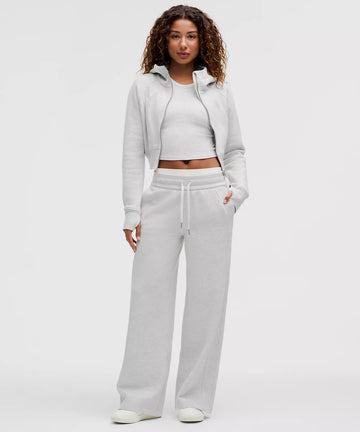 Athletic Wear: GREY SCUBA FULL ZIP SET