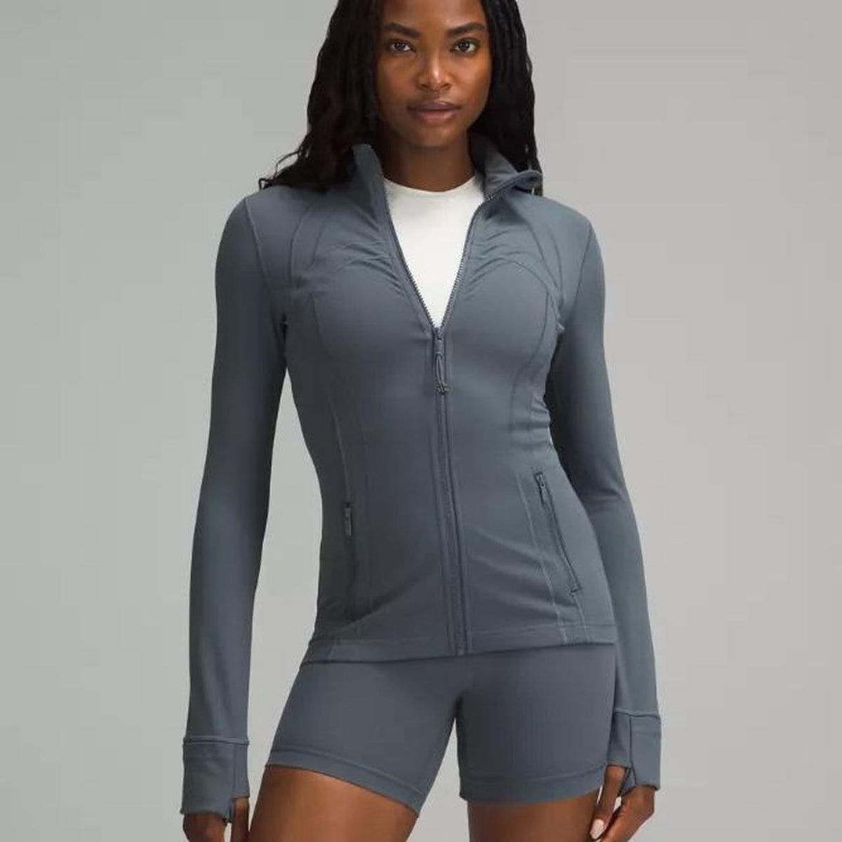 Athletic Wear: Grey Leggings Set