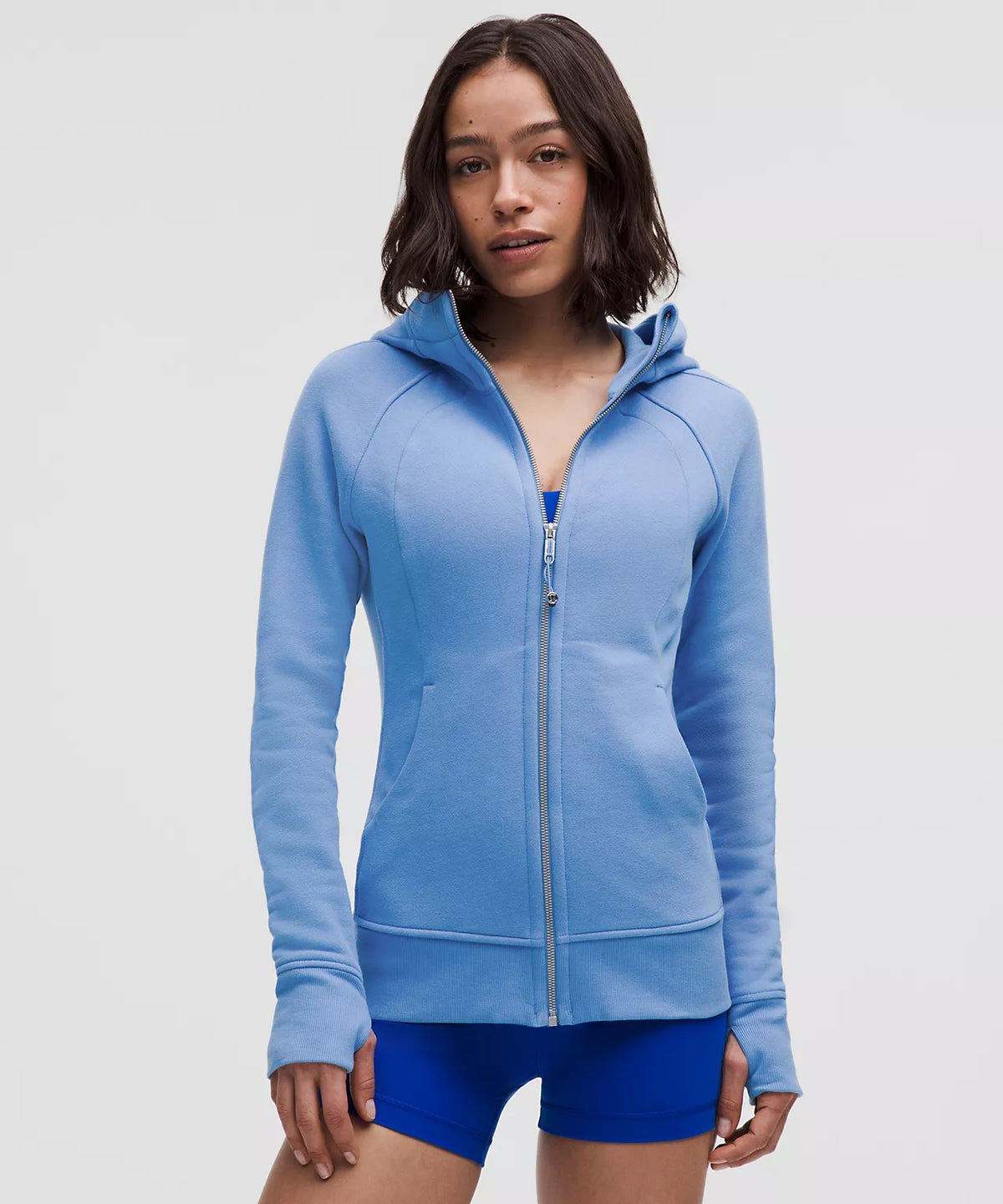 Athletic Wear: BLUE SCUBA FULL ZIP SET