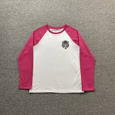CH: WHITE/PINK MEDUSA LONG SLEEVE