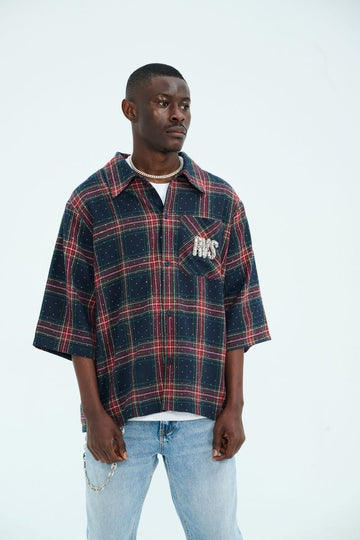 RVS ASTRAL: Lumiere Navy/Crimson Flannel