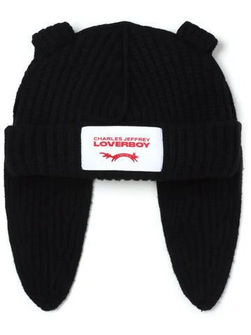 CHARLES JEFFERY: BLACK LOVER BOY BEANIE