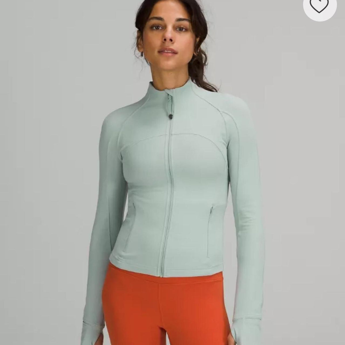 Athletic Wear: Mint Green Cropped Leggings Set