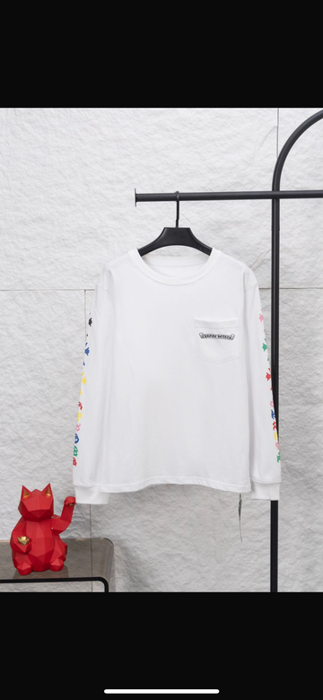 CH: White/Multicolor Longsleeve Shirt