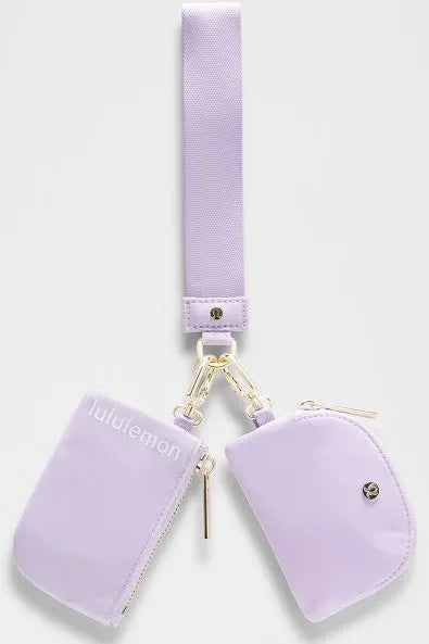 Athletic Wear: Lavender Frost Duo Pouch Wristlet