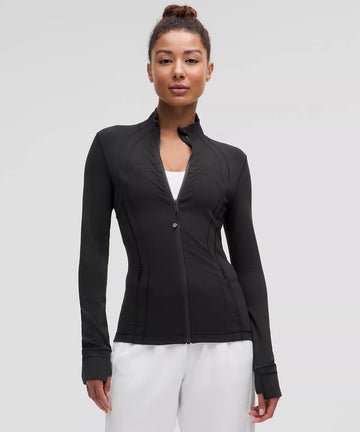 Athletic Wear: FULL ZIP LEGGINGS SET BLACK