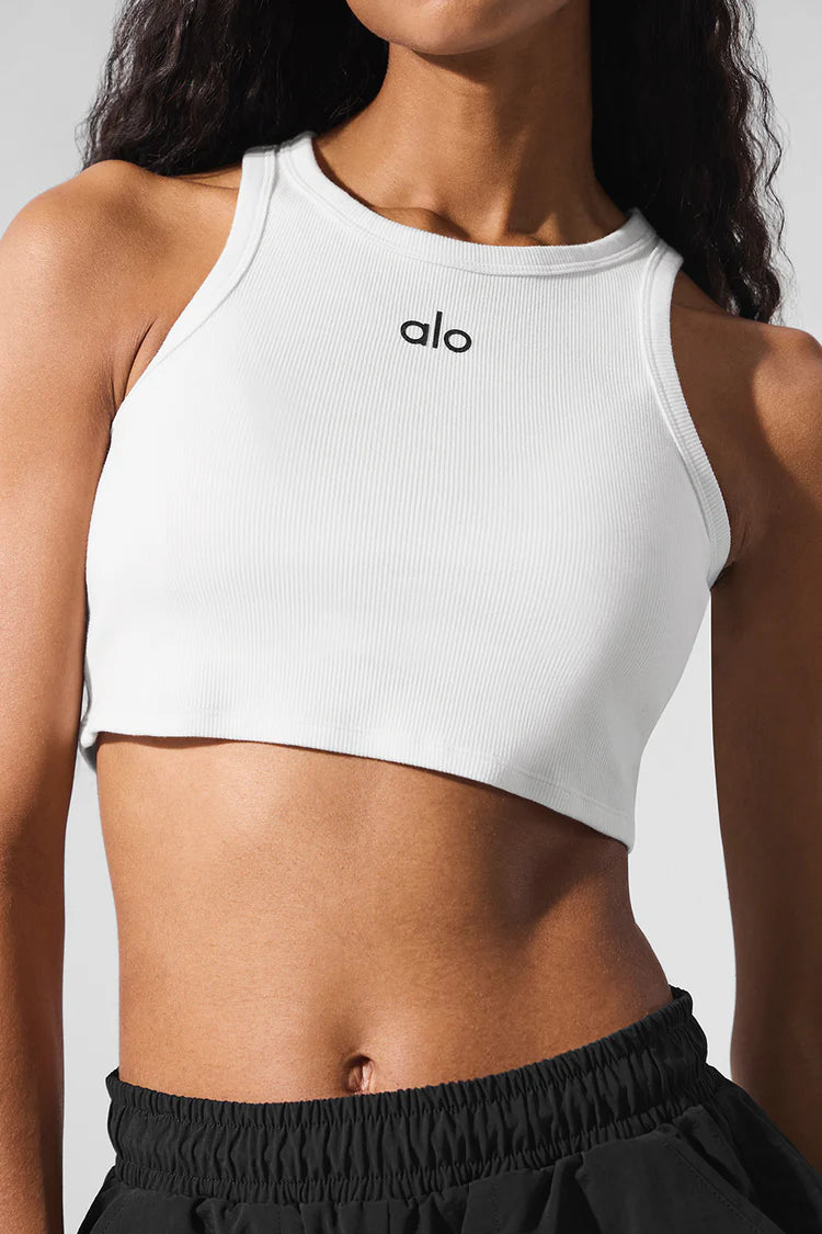 Athletic Wear: Aspire Tank White
