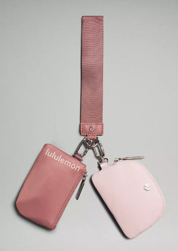 Athletic Wear: POW PINK/ FLUSH PINK DUAL POUCH